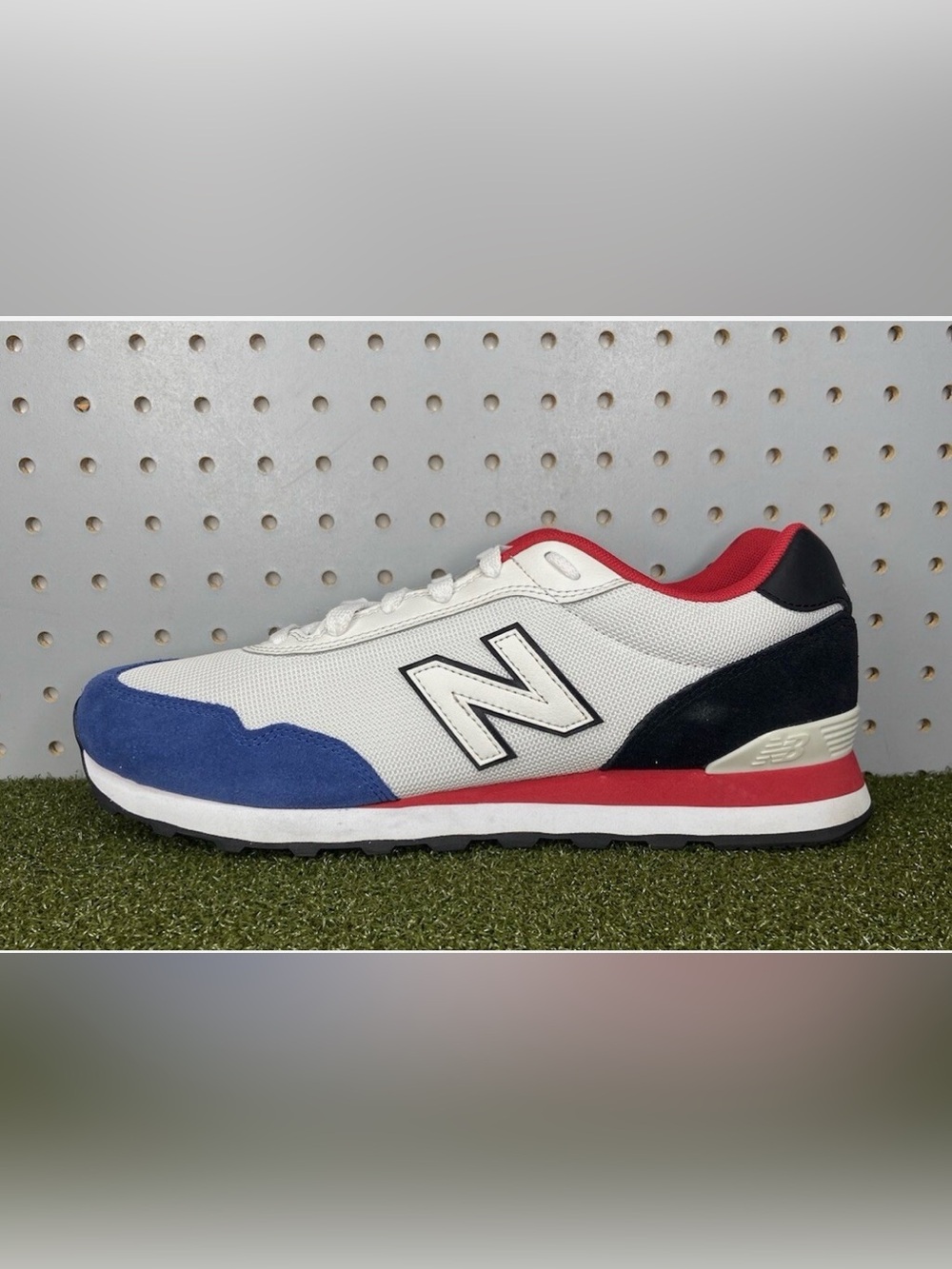 New Balance White Red Blue Casual Runner